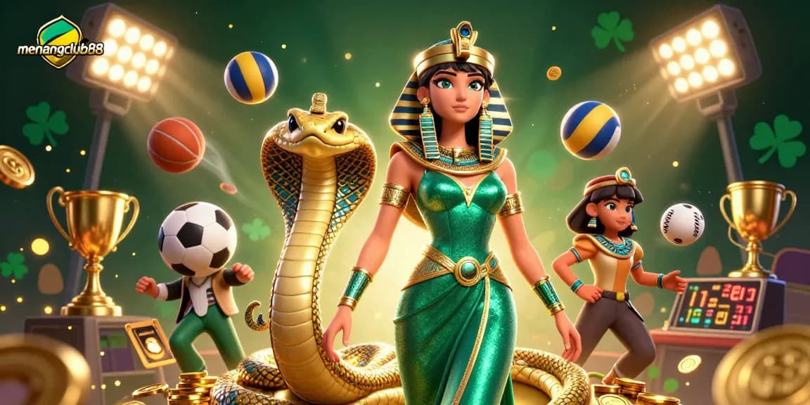 Engage with menangclub88's thrilling casino world featuring dynamic sports elements and a mystical persona.
