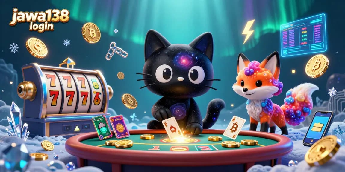 Mengalami keseruan jackpot dengan bermain di jawa138 login, bersama kucing hitam galaksi dan teman fox nebula.