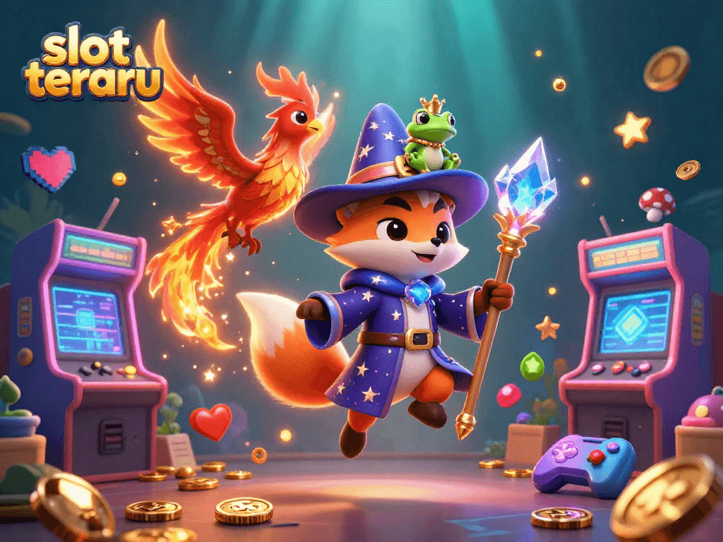 Experience slot terbaru action with vibrant 3D gaming elements and magical characters.