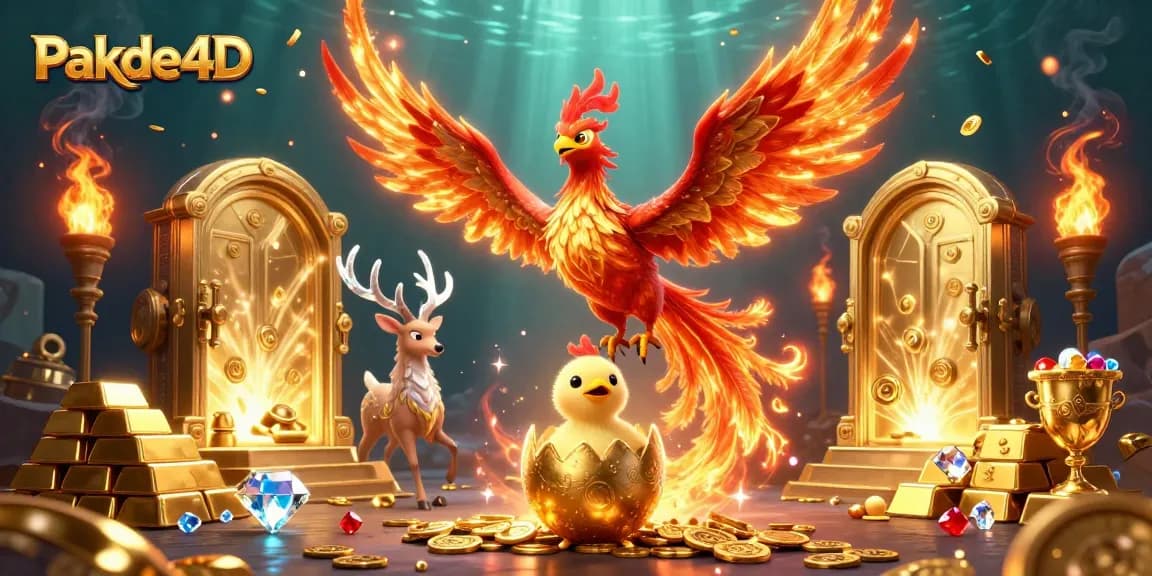 Experience vibrant gameplay at Pakde4D with golden treasures and mystical elements alive.
