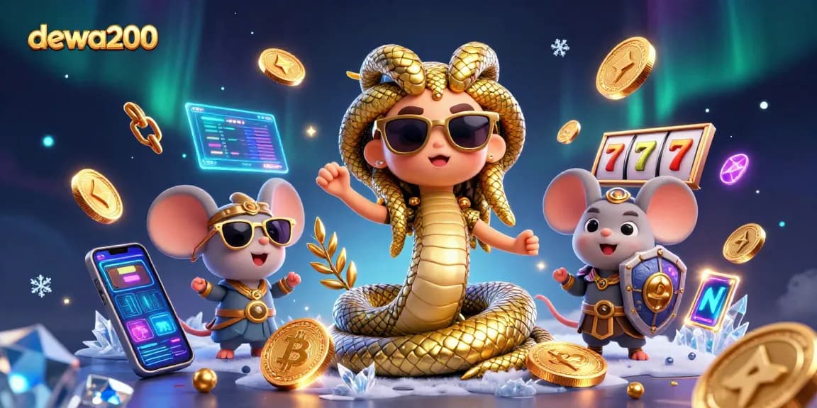 Mainkan dewa200 dengan Medusa yang imut dan keberuntungan slot dalam ilustrasi kasino yang mengesankan.