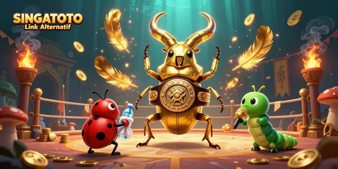 Menggali SINGATOTO Link Alternatif dengan keseruan pertarungan kasino dalam ilustrasi 3D yang memikat.