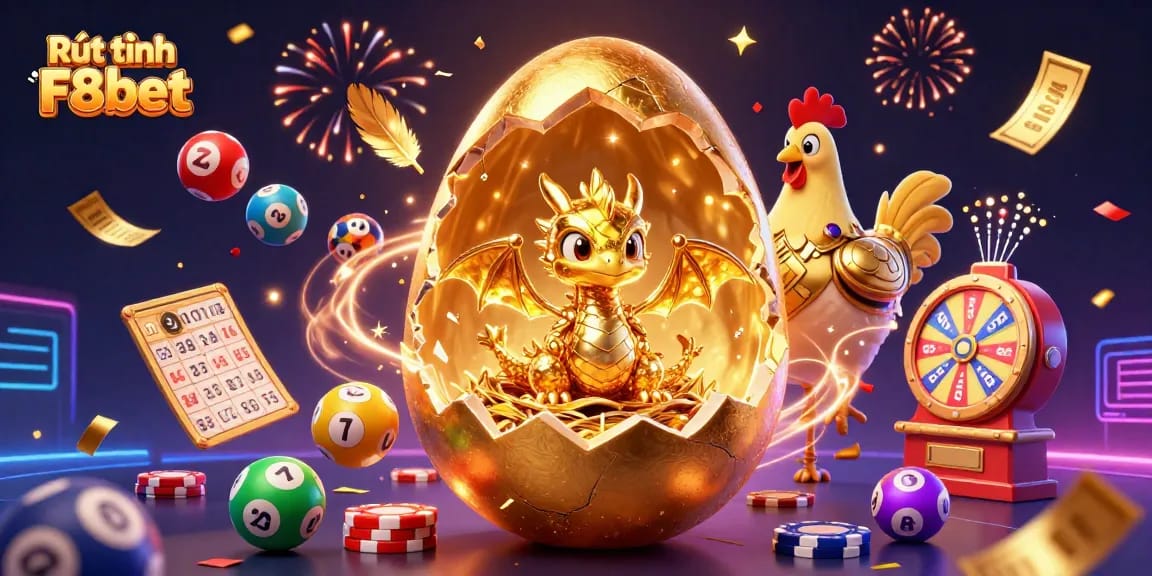 Experience seamless transactions with Rút tiền F8bet in this vibrant 3D gambling illustration.