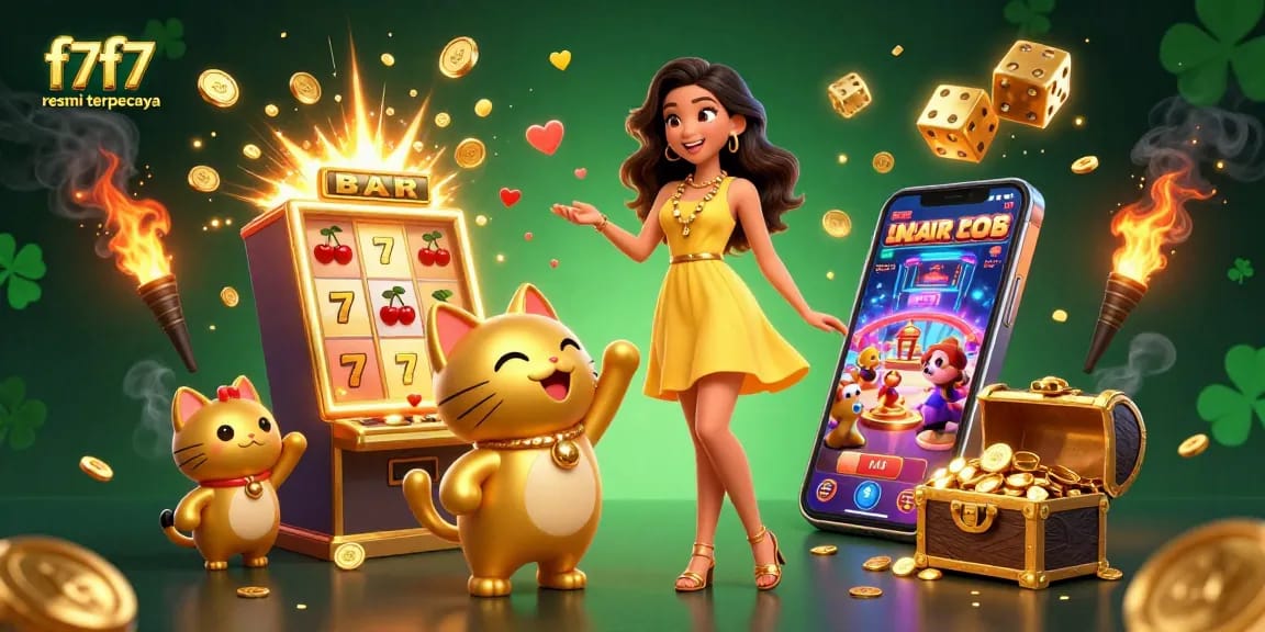 Experience thrilling wins with f7f7 resmi terpercaya's vibrant casino scene, featuring dynamic slot machines and rich visuals.