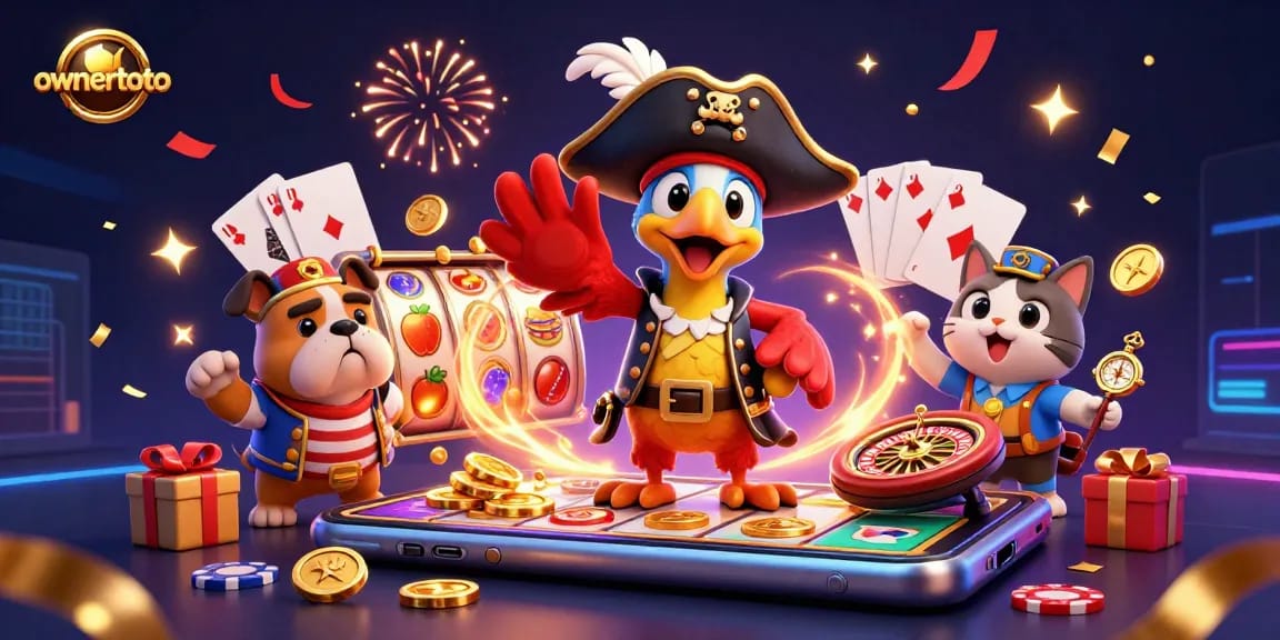 Menangkan permainan slot dengan ownertoto saat bajak laut beraksi di dunia kasino yang meriah!
