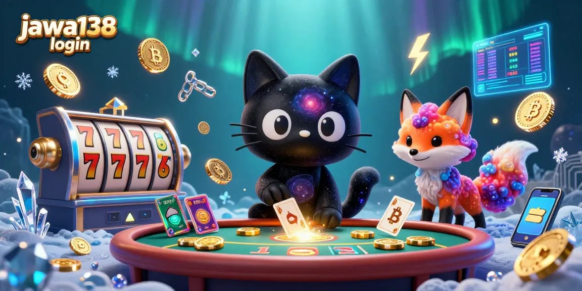 Mengalami keseruan jackpot dengan bermain di jawa138 login, bersama kucing hitam galaksi dan teman fox nebula.