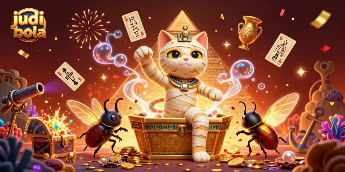 Join the excitement of judi bola with dynamic gameplay represented by our unique 3D illustration.