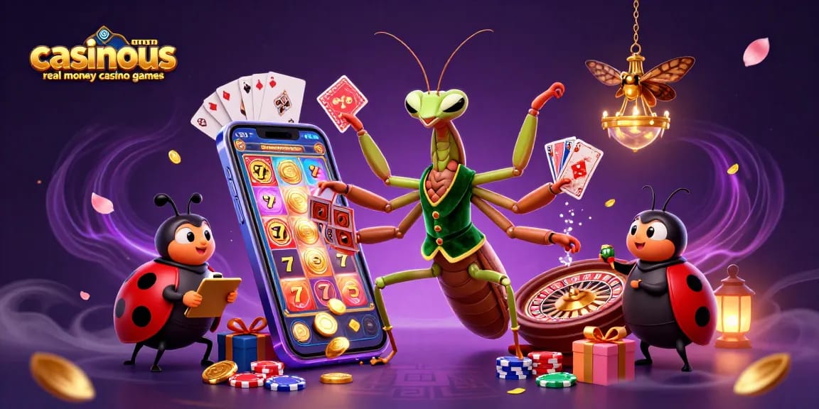 Experience casinous.com real money casino games with vibrant 3D characters and dynamic gaming elements.