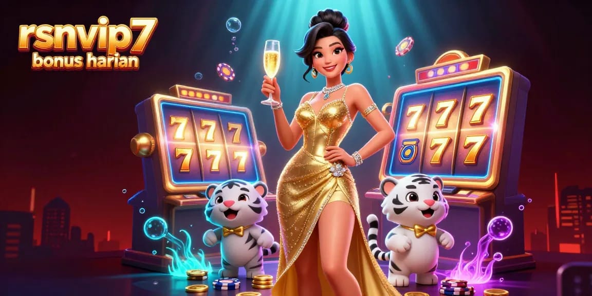 Experience the thrill of rsnvip7 bonus harian with stunning casino 3D illustration.