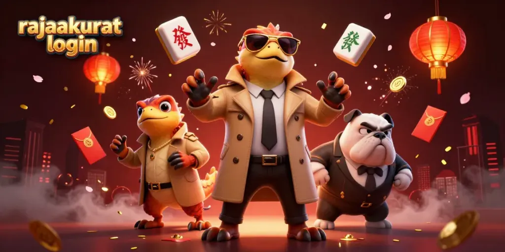 Tampilkan rajaakurat login dengan raptor lucu mencoba masuk ke lounge kasino VIP diperiksa oleh anjing bulldog.