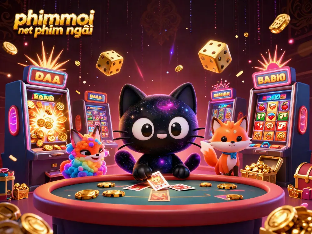Engage with phimmoi net phim mới at a cosmic casino filled with vibrant gaming elements.