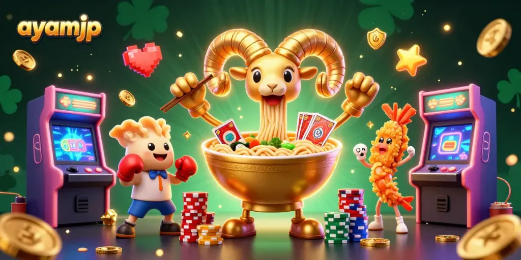 Engage in thrilling gameplay with ayamjp featuring vibrant casino characters and dynamic gaming elements.