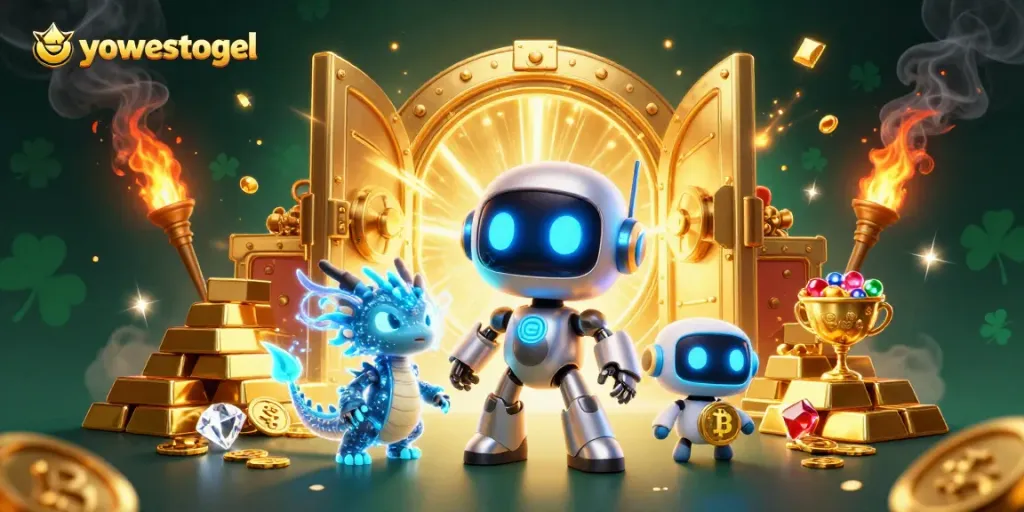 Engage with yowestogel's dynamic digital landscape filled with treasures and vibrant characters.