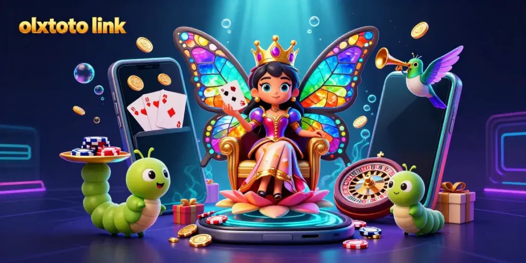 Engage with the vibrant olxtoto link through colorful gambling elements and animations.
