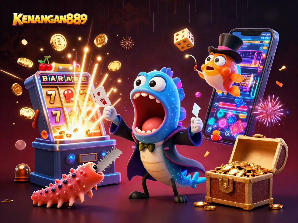 Experience KENANGAN889’s enchanting casino magic with dynamic characters and vibrant slot action.