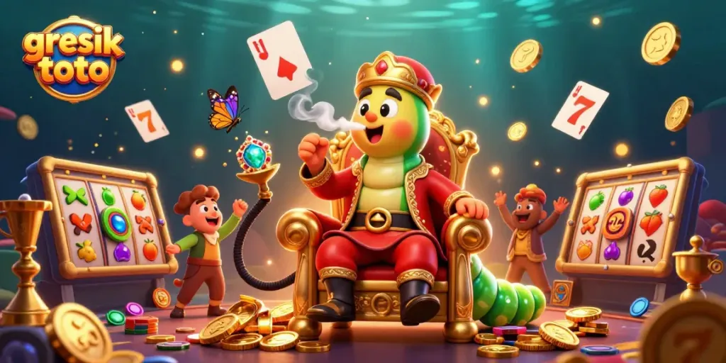 Experience the thrills of gresik toto gaming with dynamic illustrations of 3D characters and exciting game elements.