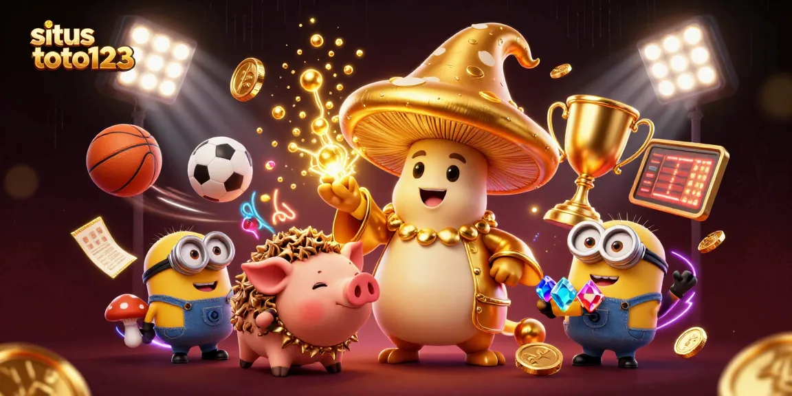 Play with superior odds at situs toto123 surrounded by golden magical elements and dazzling sports activities.
