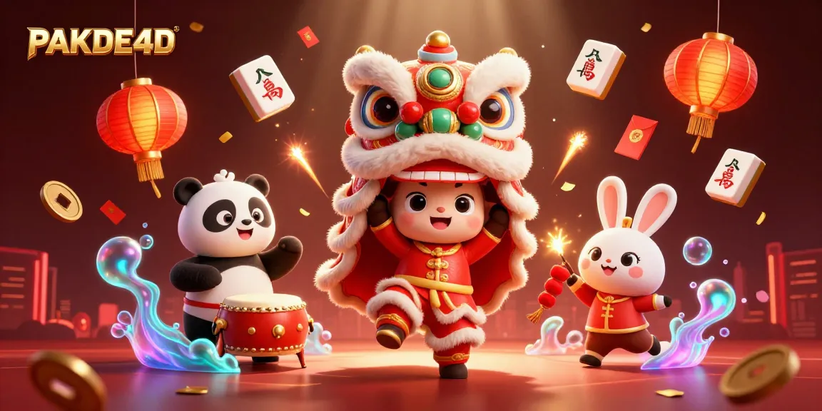 PAKDE4D showcases winning energy with vibrant gambling elements, perfect for Gen Z players.