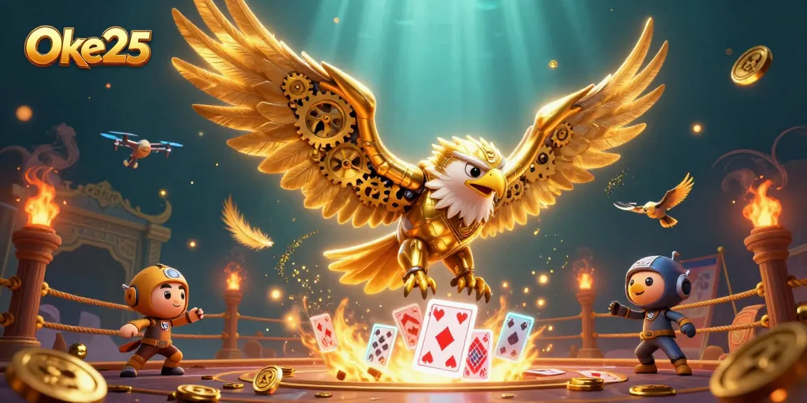 Menemukan akses bermain dengan Oke25 dalam ilustrasi kasino 3D yang memukau.