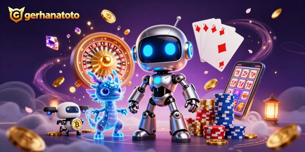Gerhanatoto menghadirkan keseruan tebak angka dengan robot canggih dan elemen kasino.